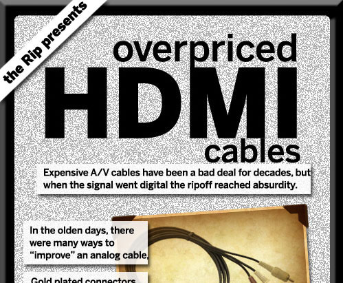 HDMI Cables Ripoff