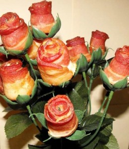 bacon roses