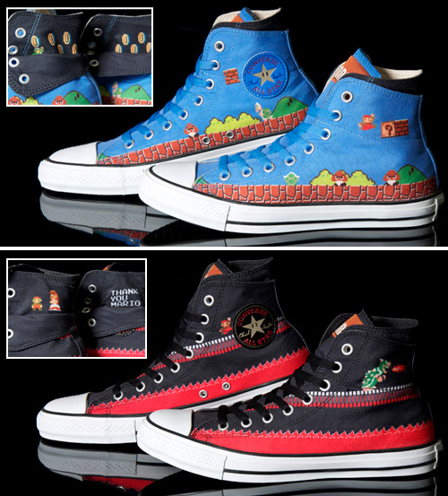 Converse mario bros hot sale