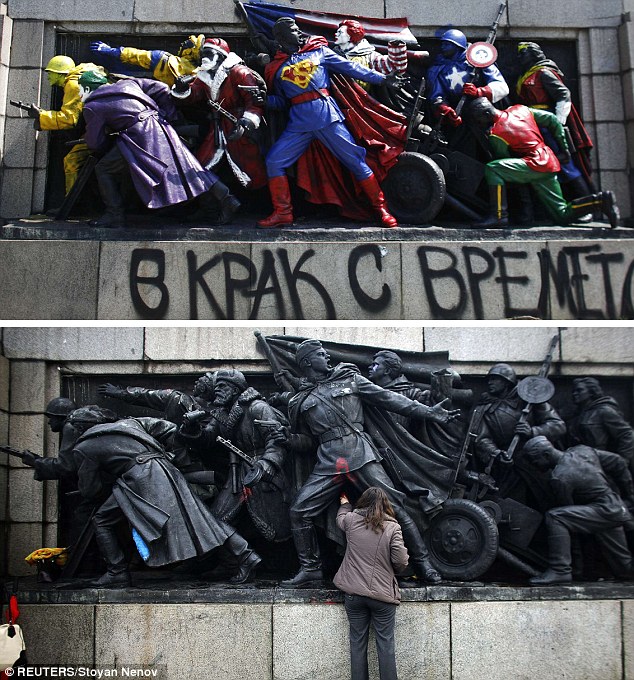 Superman and Friends in Bulgaria