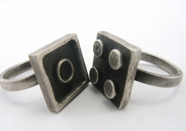 Interlocking Lego Promise Rings