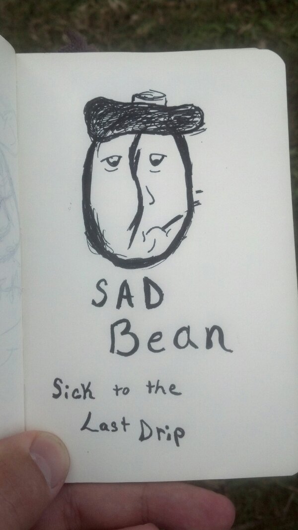 My coffee has a sad