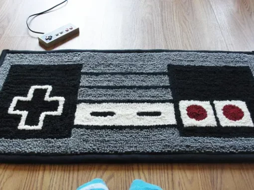 NES Nintendo Controller Rug