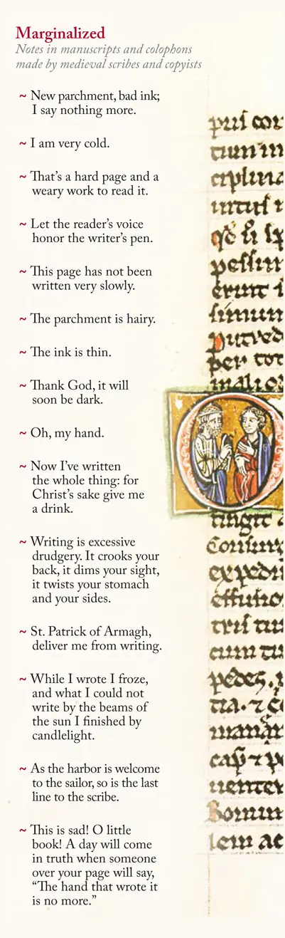 Complaints of Medieval Monks