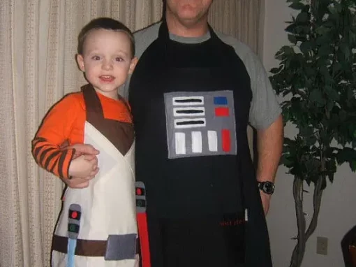 Star Wars Ã¢â‚¬ËœDaddy and MeÃ¢â‚¬â„¢ Apron Set