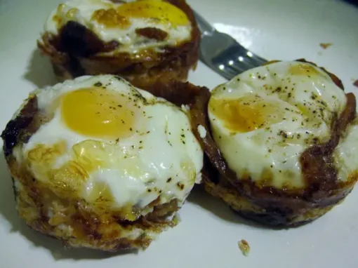 Bacon Egg Cupcakes