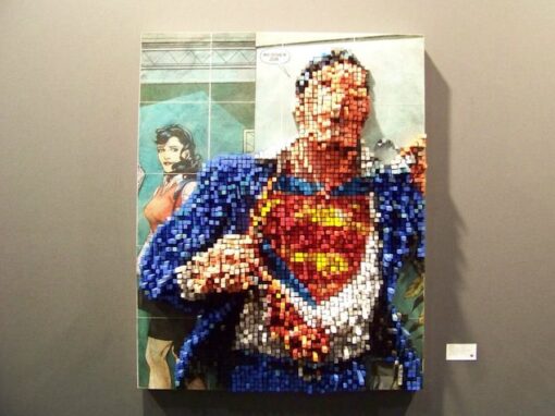 Superman Pixelated