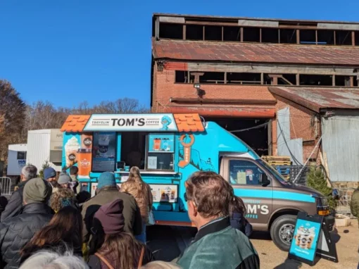 Coffee travels: Bethlehem PA Travelin Tom’s Coffee truck