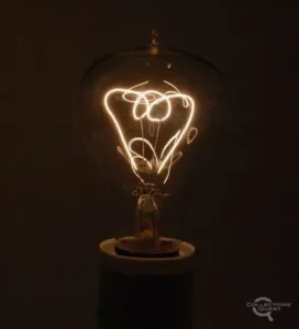 Light bulb burning for 110 years.