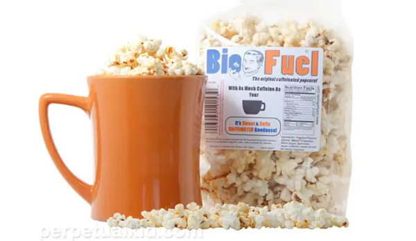 BioFuel Caffeinated Popcorn
