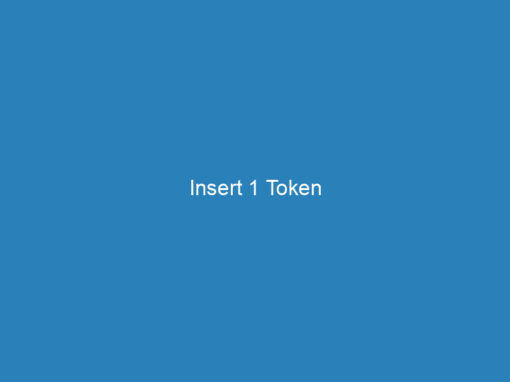 Insert 1 Token