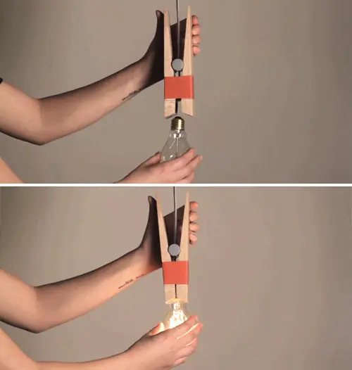 Peg Lamp Light Fixture