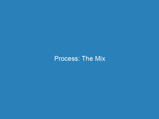 Process: The Mix