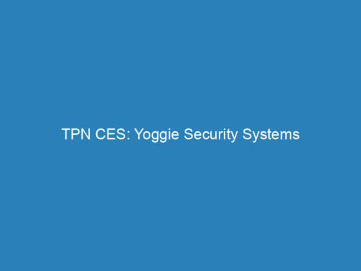 TPN CES: Yoggie Security Systems