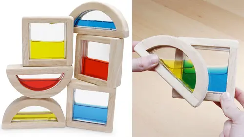 Water Blocks: Color Mixing / Stacking fun