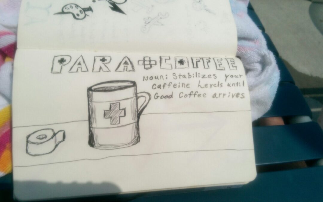 Coffee doodle: para coffee